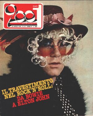 Rivista Ciao 2001 n. 16 del 23 Aprile 1978 - In copertina Elton John