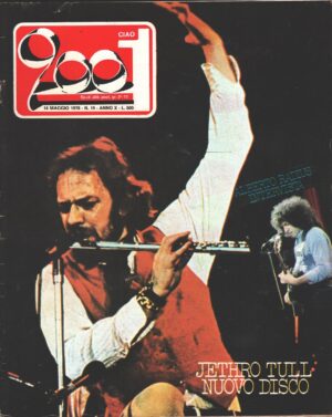 Rivista Ciao 2001 n. 19 del 14 Maggio 1978 - In copertina Ian Anderson (Jethro Tull)