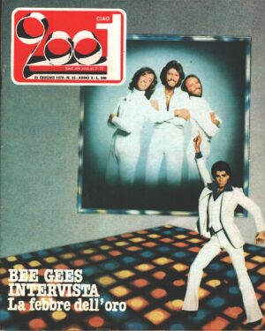 Rivista Ciao 2001 n. 25 del 25 Giugno 1978 - In copertina Bee Gees