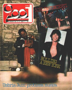 Rivista Ciao 2001 n. 32 del 13 Agosto 1978 - In copertina Umbria Jazz