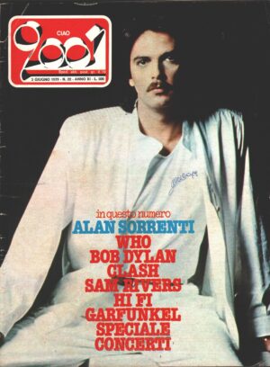 Rivista Ciao 2001 n. 22 del 3 Giugno 1979 - In copertina Alan Sorrenti
