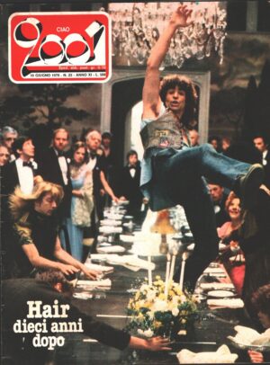 Rivista Ciao 2001 n. 23 del 10 Giugno 1979 - In copertina Hair