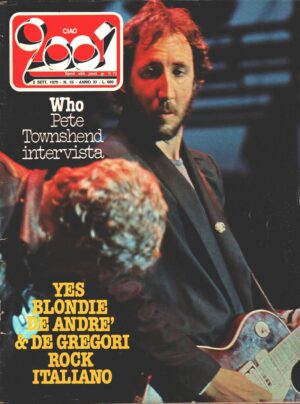 Rivista Ciao 2001 n. 35 del 2 Settembre 1979 - In copertina Pete Townshend (Who)