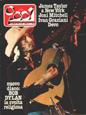 Rivista Ciao 2001 n. 38 del 23 Settembre 1979 - In copertina Bob Dylan