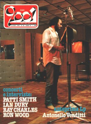 Rivista Ciao 2001 n. 39 del 30 Settembre 1979 - In copertina Antonello Venditti