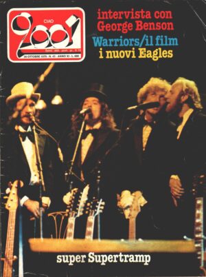 Rivista Ciao 2001 n. 43 del 28 Ottobre 1979 - In copertina Supertramp