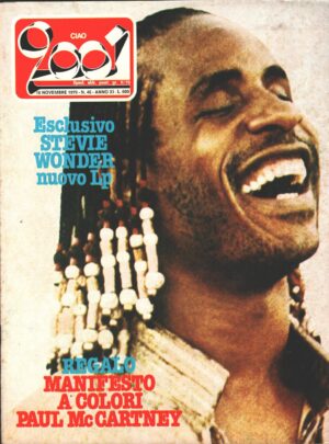 Rivista Ciao 2001 n. 46 del 18 Novembre 1979 - In copertina Stevie Wonder
