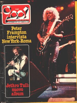 Rivista Ciao 2001 n. 47 del 25 Novembre 1979 - In copertina Peter Frampton