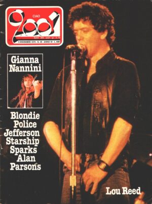 Rivista Ciao 2001 n. 49 del 9 Dicembre 1979 - In copertina Lou Reed