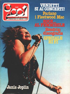 Rivista Ciao 2001 n. 5 del 3 Febbraio 1980 - In copertina Janis Joplin