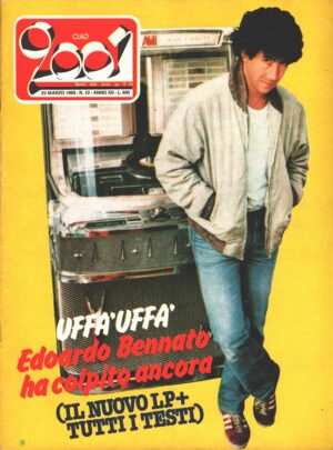 Rivista Ciao 2001 n. 12 del 23 Marzo 1980 - In copertina Edoardo Bennato