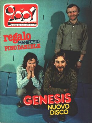 Rivista Ciao 2001 n. 16 del 20 Aprile 1980 - In copertina Genesis