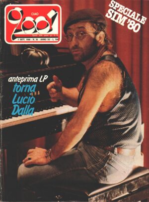 Rivista Ciao 2001 n. 36 del 7 Settembre 1980 - In copertina Lucio Dalla