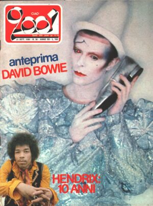 Rivista Ciao 2001 n. 38 del 21 Settembre 1980 - In copertina David Bowie