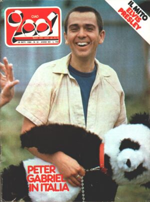Rivista Ciao 2001 n. 39 del 28 Settembre 1980 - In copertina Peter Gabriel