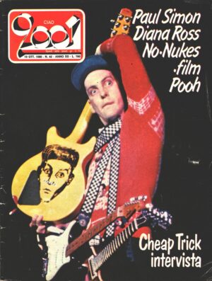 Rivista Ciao 2001 n. 42 del 19 Ottobre 1980 - In copertina Cheap Trick