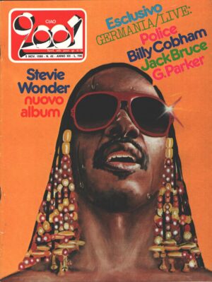 Rivista Ciao 2001 n. 45 del 9 Novembre 1980 - In copertina Stevie Wonder