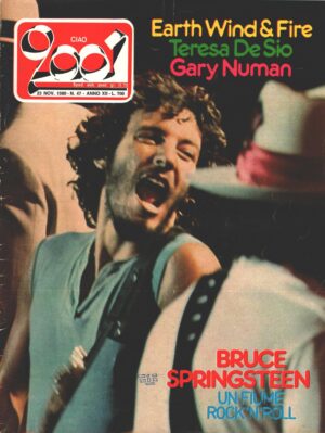 Rivista Ciao 2001 n. 47 del 23 Novembre 1980 - In copertina Bruce Springsteen