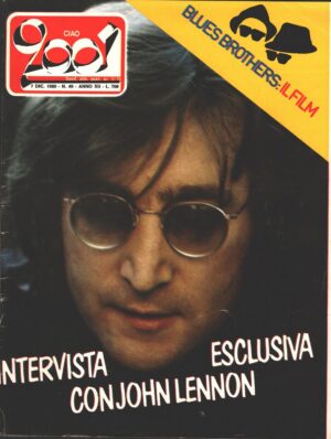 Rivista Ciao 2001 n. 49 del 7 Dicembre 1980 - In copertina John Lennon
