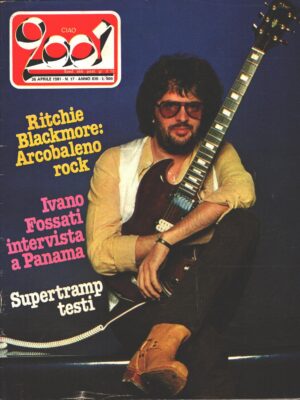Rivista Ciao 2001 n. 17 del 26 Aprile 1981 - In copertina Ivano Fossati