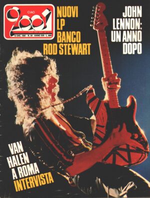 Rivista Ciao 2001 n. 50 del 13 Dicembre 1981 - In copertina Van Hallen