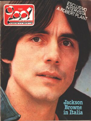 Rivista Ciao 2001 n. 30 del 25 Luglio 1982 - In copertina Jackson Browne