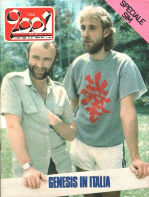 Rivista Ciao 2001 n. 36 del 5 Settembre 1982 - In copertina Genesis