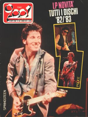 Rivista Ciao 2001 n. 38 del 19 Settembre 1982 - In copertina Springsteen, Battiato, Sting