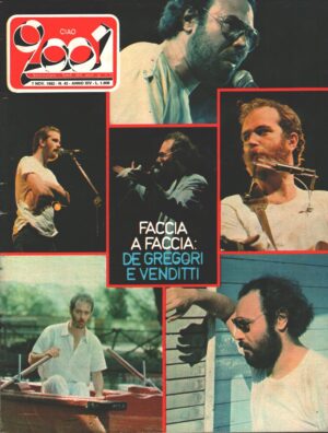 Rivista Ciao 2001 n. 45 del 7 Novembre 1982 - In copertina De Gregori, Venditti