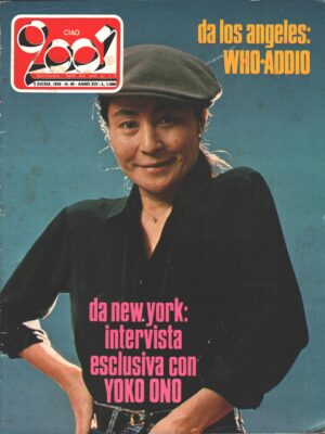 Rivista Ciao 2001 n. 49 del 5 Dicembre 1982 - In copertina Yoko Ono