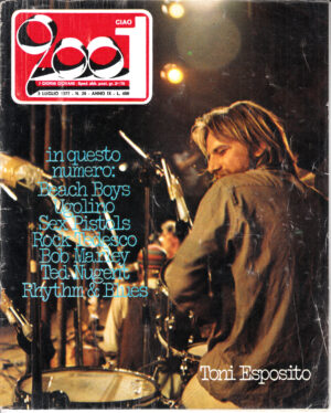 Rivista Ciao 2001 Anno 1977 n. 26 del 3 Luglio - In copertina Tony Esposito