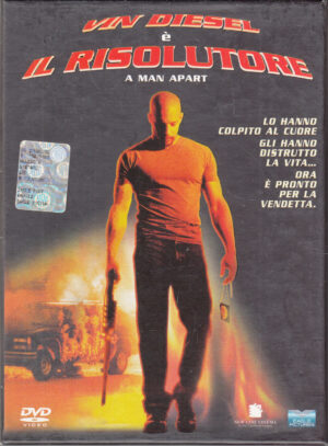 Il Risolutore. A Man Part con Vin Diesel. DVD in Italiano con Cofanetto
