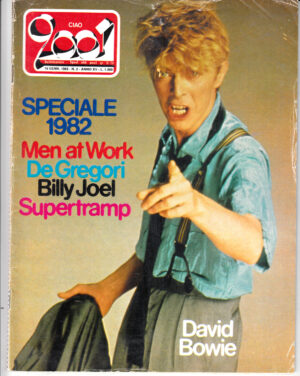 Rivista Ciao 2001 Anno 1983 n. 2 del 16 Gennaio - In copertina David Bowie