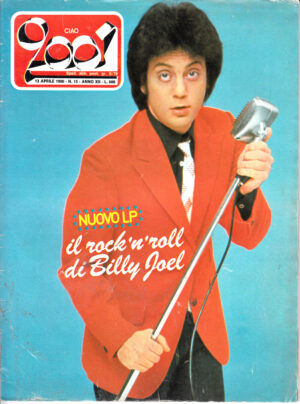 Rivista Ciao 2001 n. 15 del 13 Aprile 1980 - In copertina Billy Joel