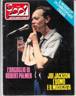 Rivista Ciao 2001 Anno 1983 n. 7 del 20 Febbraio - In copertina Joe Jackson