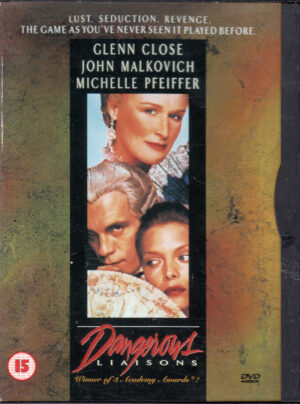 Dangerous Liaisons. Relazioni Pericolose. DVD in Inglese. Edizione Regno Unito. Custodia Snapper