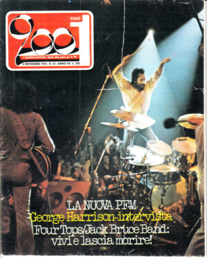Rivista Ciao 2001 Anno 1975 n. 43 del 2 Novembre - In copertina George Harrison