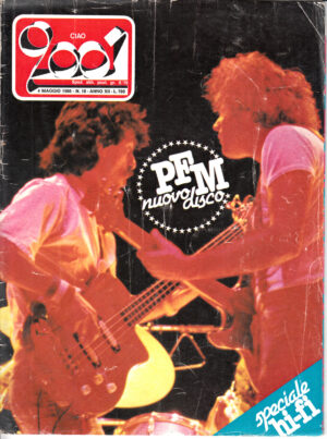 Rivista Ciao 2001 Anno 1980 n. 18 del 4 Maggio - In copertina PFM