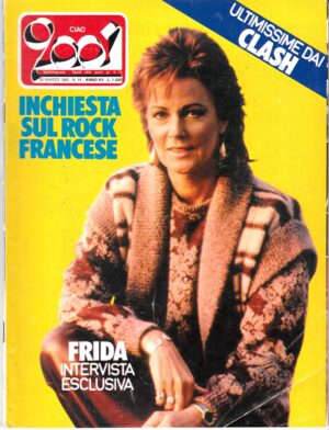 Rivista Ciao 2001 Anno 1983 n. 11 del 20 Marzo - In copertina Frida
