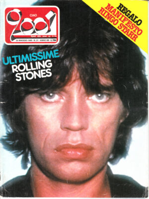 Rivista Ciao 2001 Anno 1980 n. 21 del 25 Maggio - In copertina Mick Jagger, Rolling Stones