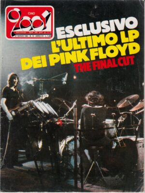 Rivista Ciao 2001 Anno 1983 n. 12 del 27 Marzo - In copertina Pink Floyd