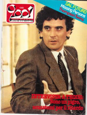 Rivista Ciao 2001 Anno 1983 n. 13 del 3 Aprile - In copertina Massimo Troisi