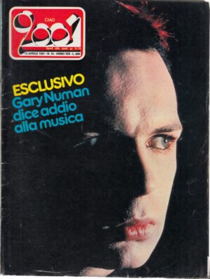 Rivista Ciao 2001 n. 16 del 19 Aprile 1981 - In copertina Gary Numan