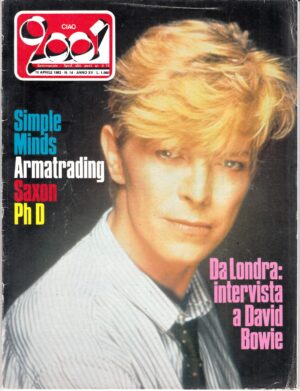 Rivista Ciao 2001 Anno 1983 n. 14 del 10 Aprile - In copertina David Bowie
