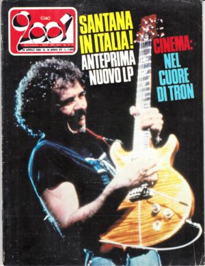 Rivista Ciao 2001 Anno 1983 n. 16 del 24 Aprile - In copertina Carlos Santana