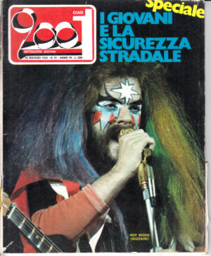 Rivista Ciao 2001 Anno 1974 n. 21 del 26 Maggio - In copertina Roy Wood Wizzard