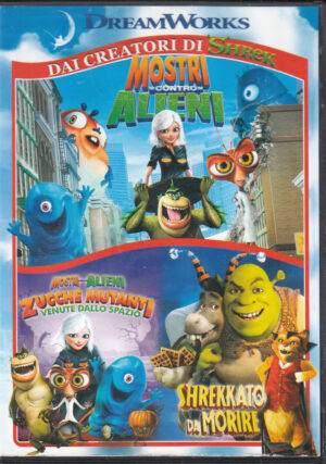 Shrekkato da morire, Mostri contro alieni, Zucche mutanti venute dallo spazio. Versione da edicola. DVD in Italiano