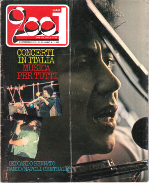 Rivista Ciao 2001 n. 35 del 3 Settembre 1978 -  In copertina Edoardo Bennato