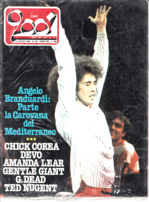 Rivista Ciao 2001 Anno 1980 n. 28 del 13 Luglio - In copertina Angelo Branduardi