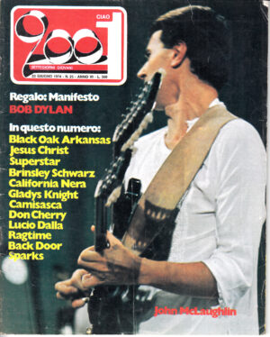 Rivista Ciao 2001 Anno 1974 n. 25 del 23 Giugno - In copertina John McLaughlin